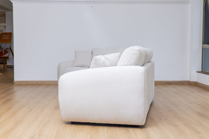 cisco fabric corner sofa + ottoman