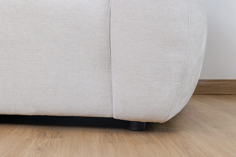 cisco fabric corner sofa + ottoman