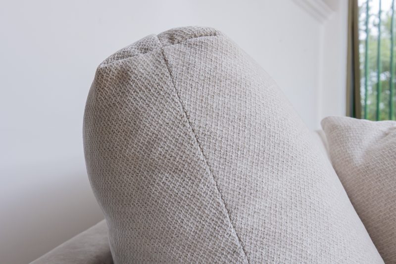 cisco fabric corner sofa + ottoman