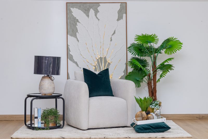 cisco fabric accent chair