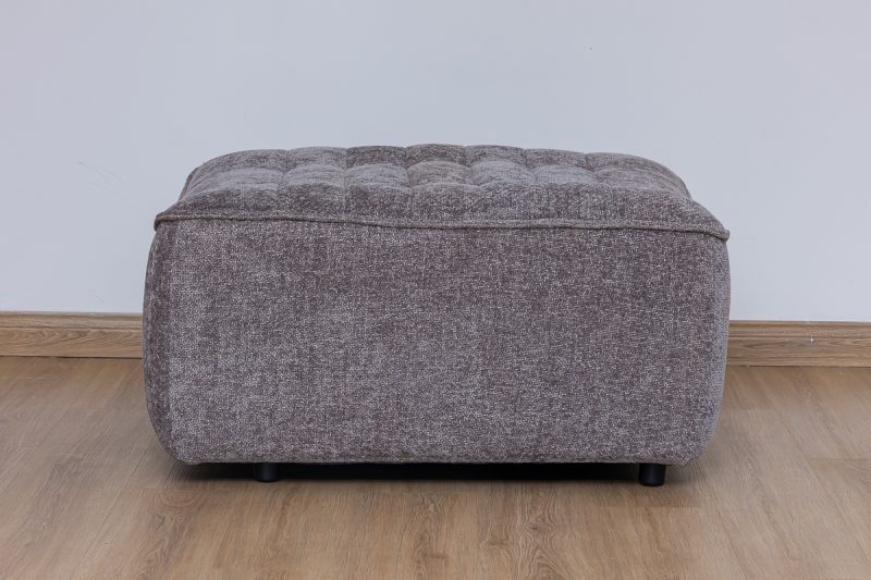 piero fabric sectional recliner sofa + ottoman