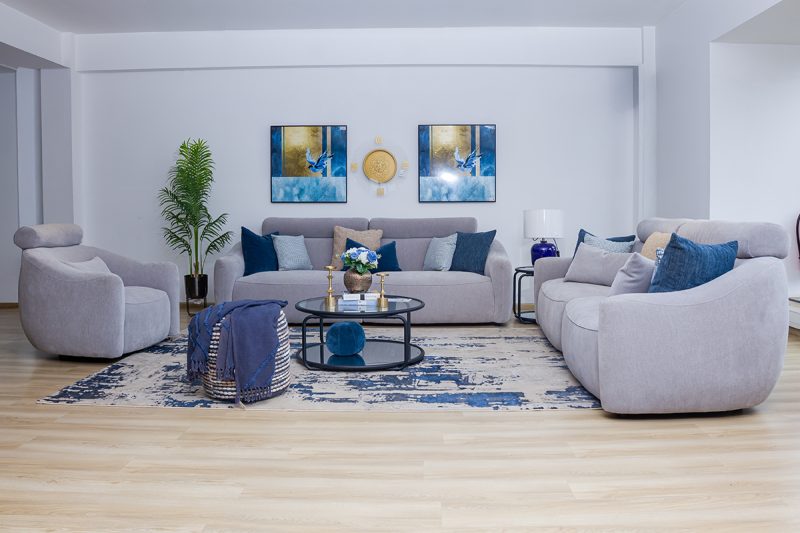 ardina 8 seater fabric sofa (3+3+1+1)