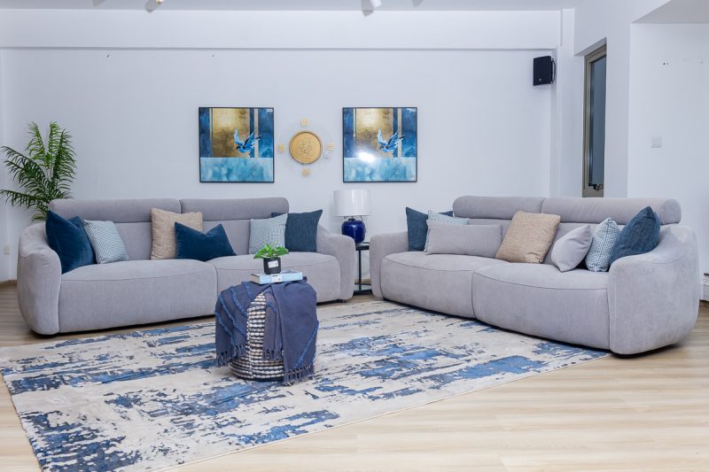 ardina 8 seater fabric sofa (3+3+1+1)