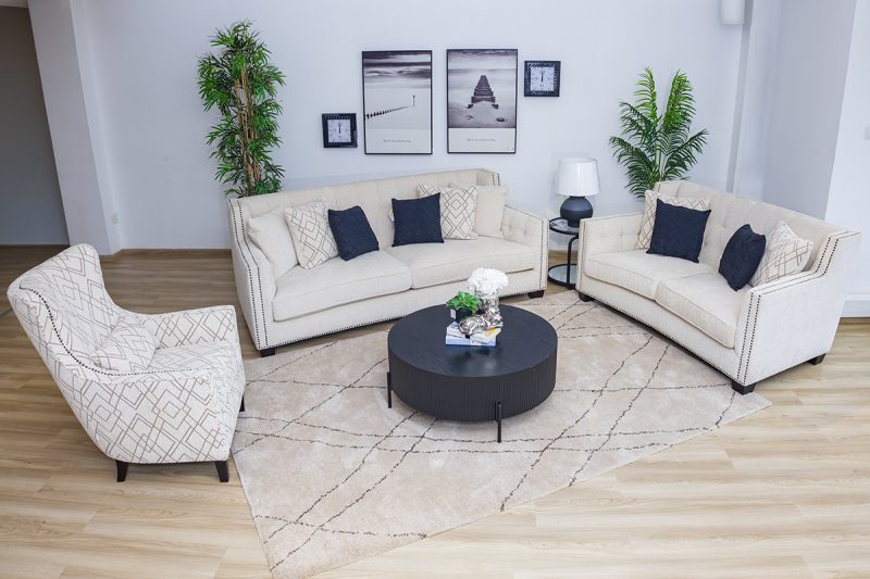 costera 7 seater fabric sofa (3+2+1+1)