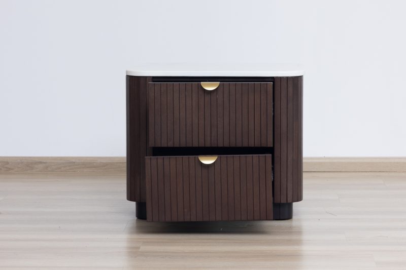 tosca king package – king bed + 2 nightstands + dresser mirror