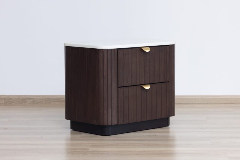tosca king package – king bed + 2 nightstands + dresser mirror