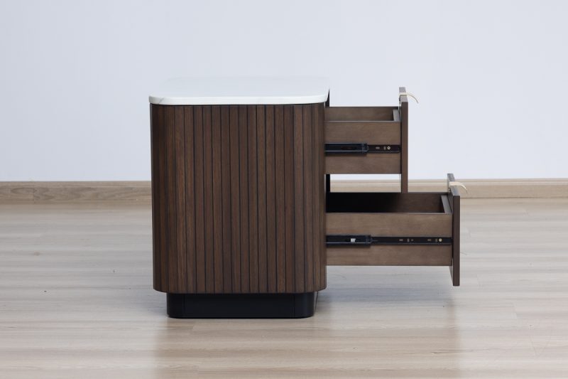 tossa king package – king bed + 2 nightstands + dresser mirror