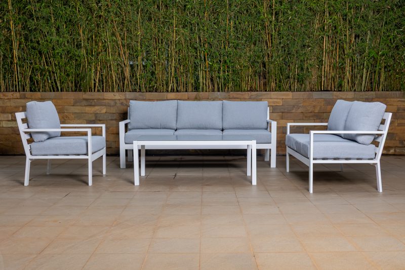 tobago 7 seater outdoor sofa (3+2+1+1) + coffee table