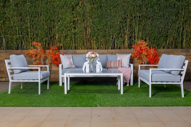 tobago 7 seater outdoor sofa (3+2+1+1) + coffee table