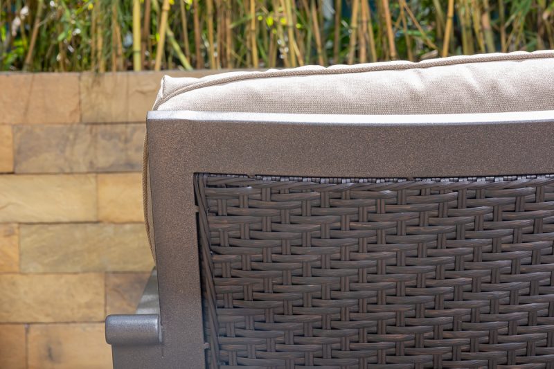 ellis 5 seater outdoor sofa (3+1+1)+ coffee table