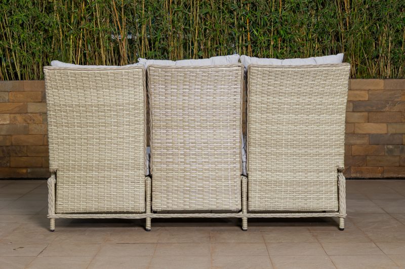 birkin 5 seater outdoor sofa (3+1+1)+ coffee table