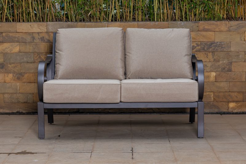 ellis 5 seater outdoor sofa (3+1+1)+ coffee table