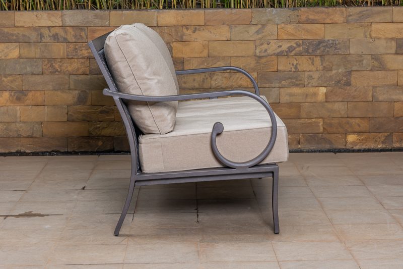ellis 5 seater outdoor sofa (3+1+1)+ coffee table