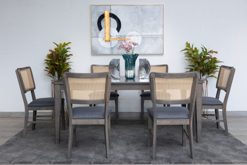 spain dining table + 6 chairs