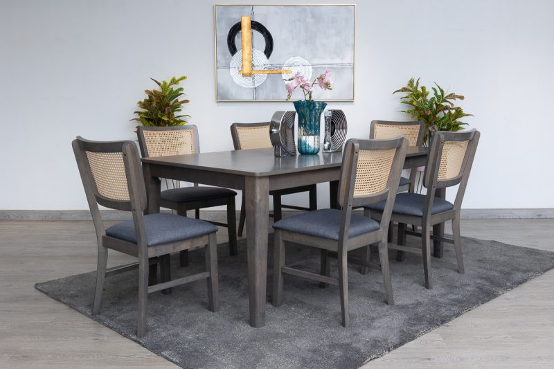 spain dining table + 6 chairs