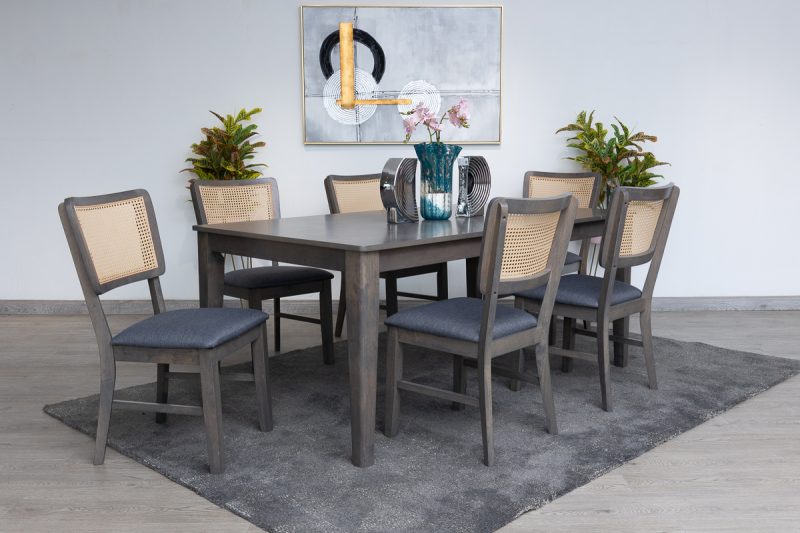 spain dining table + 6 chairs