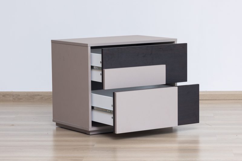sarina king package - king bed + 2 nightstands + dresser mirror + chest of drawers
