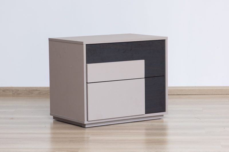 sarina king package - king bed + 2 nightstands + dresser mirror + chest of drawers