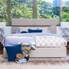 ophelia king package - king bed + 2 nightstands + dresser mirror + chest of drawers
