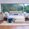 ophelia king package - king bed + 2 nightstands + dresser mirror + chest of drawers