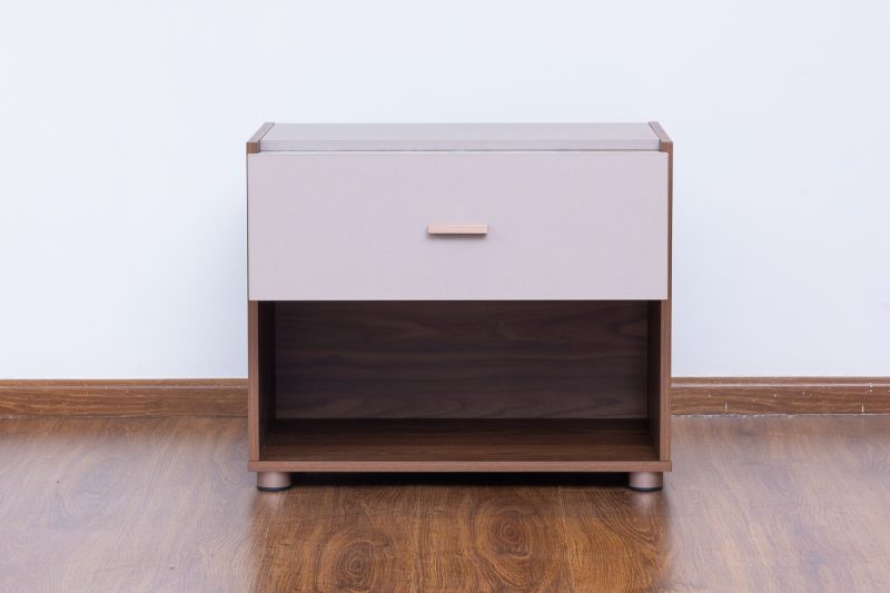 ophelia king package - king bed + 2 nightstands + dresser mirror + chest of drawers