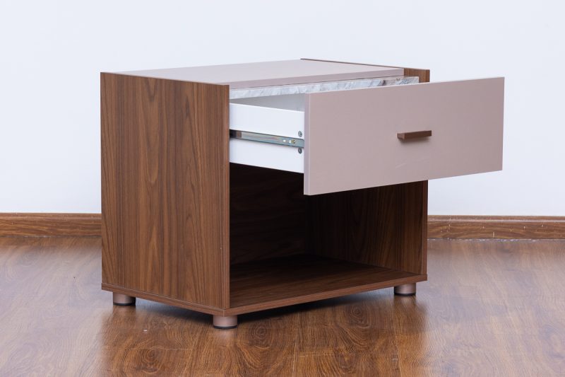 ophelia king package - king bed + 2 nightstands + dresser mirror + chest of drawers