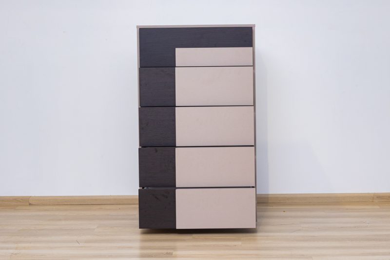 sarina king package - king bed + 2 nightstands + dresser mirror + chest of drawers