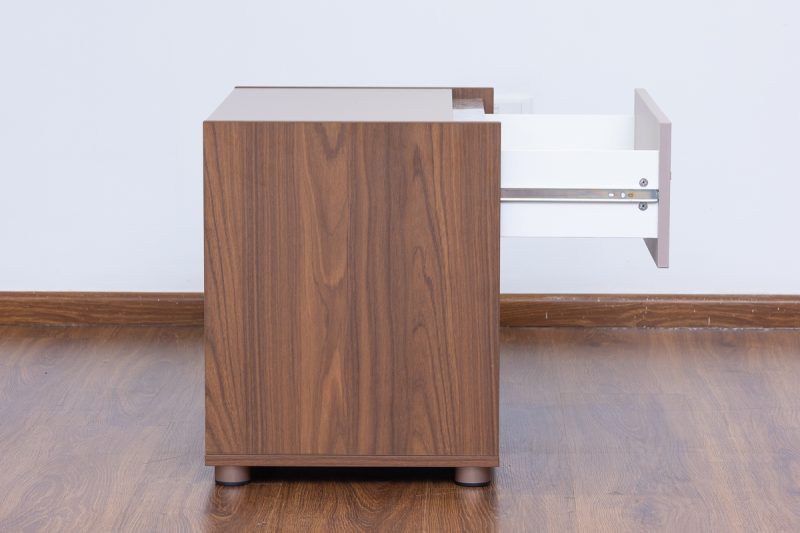 ophelia king package - king bed + 2 nightstands + dresser mirror + chest of drawers