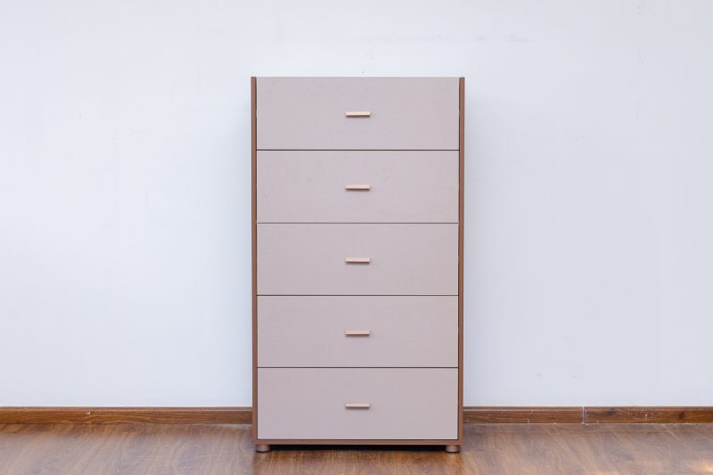 ophelia king package - king bed + 2 nightstands + dresser mirror + chest of drawers