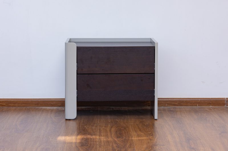 farah king package - king bed + 2 nightstands + dresser mirror