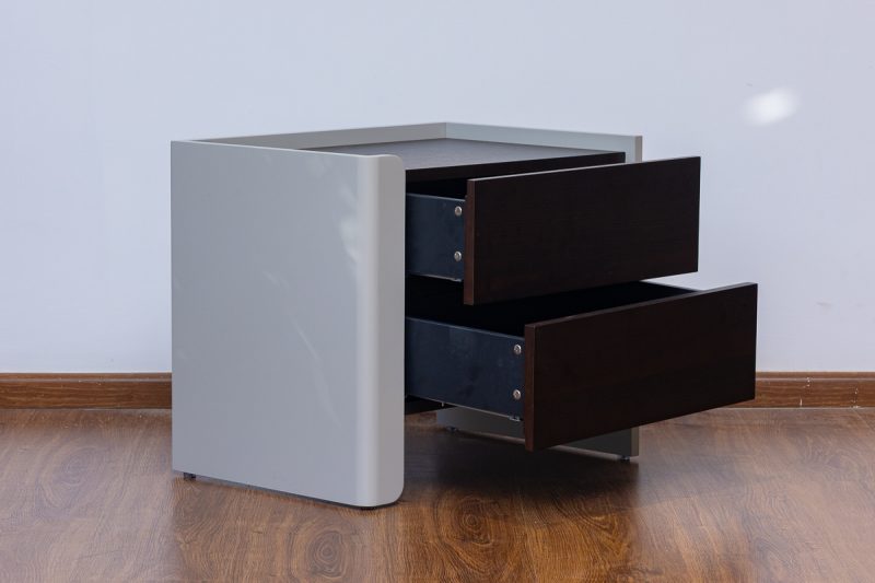 farah king package - king bed + 2 nightstands + dresser mirror