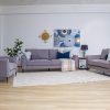 fiona 6 seater fabric sofa (3+2+1)