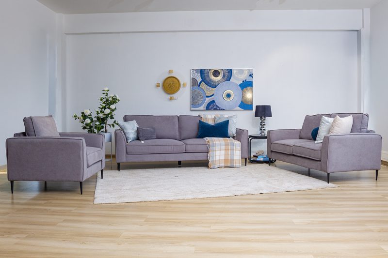fiona 6 seater fabric sofa (3+2+1)