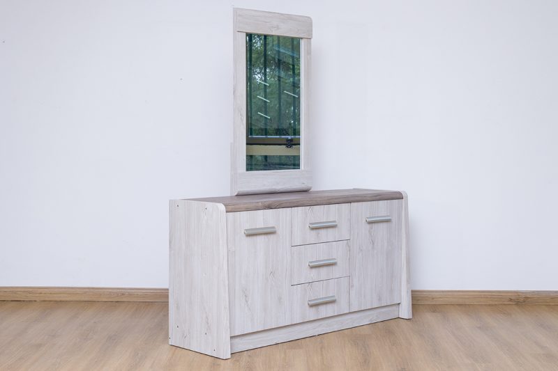 french king package – king bed + 1 nightstand + dresser mirror