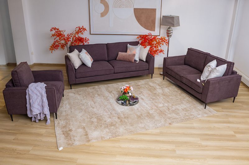 fiona 6 seater fabric sofa (3+2+1)