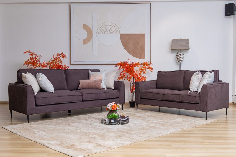 fiona 6 seater fabric sofa (3+2+1)