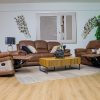 clark 7 seater fabric recliner sofa (3+2+1+1)