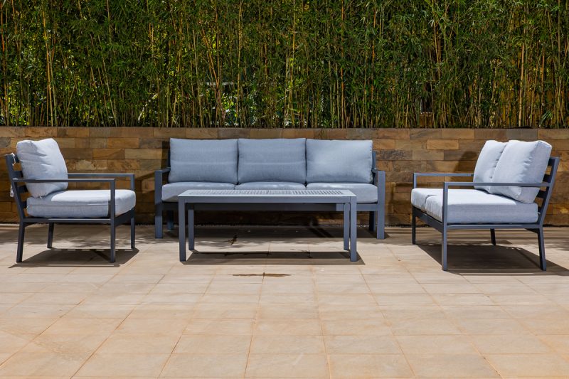 tobago 7 seater outdoor sofa (3+2+1+1) + coffee table