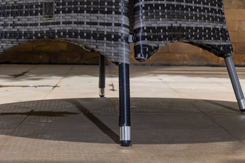 plamu outdoor dining table + 6 emily chairs