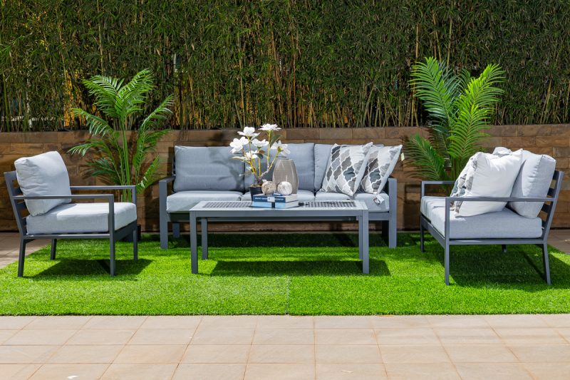 tobago 7 seater outdoor sofa (3+2+1+1) + coffee table