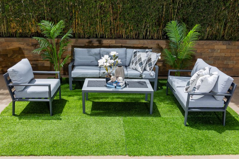 tobago 7 seater outdoor sofa (3+2+1+1) + coffee table