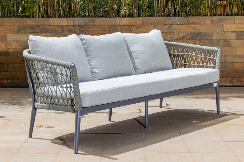 willow 7 seater outdoor sofa (3+2+1+1) + coffee table