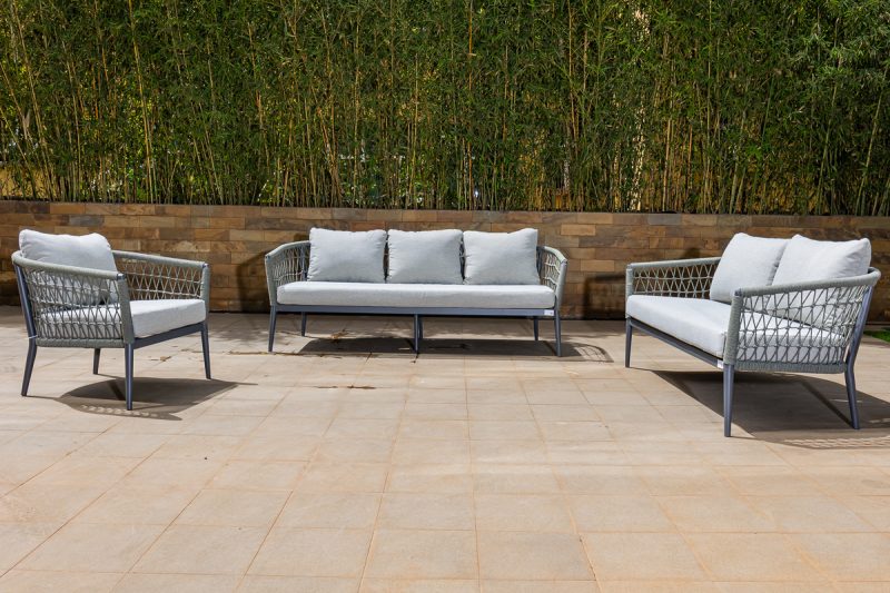 willow 7 seater outdoor sofa (3+2+1+1) + coffee table