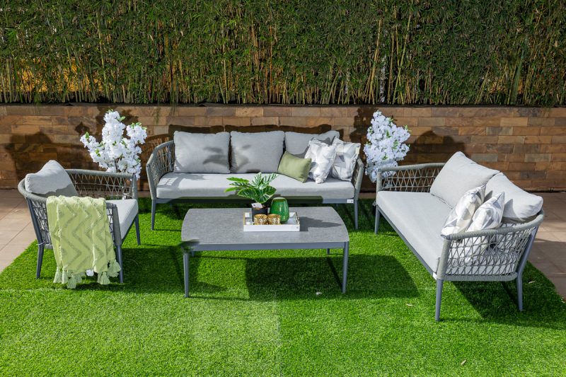 willow 7 seater outdoor sofa (3+2+1+1) + coffee table