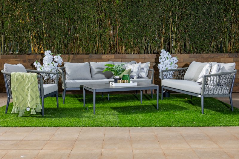 willow 7 seater outdoor sofa (3+2+1+1) + coffee table