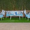 liverpool 7 seater outdoor sofa (3+2+1+1) + coffee table