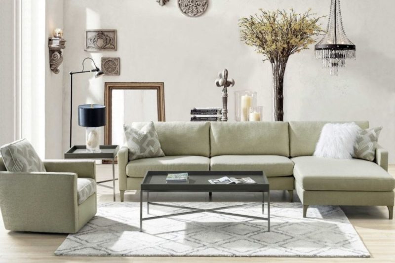 costera fabric corner sofa