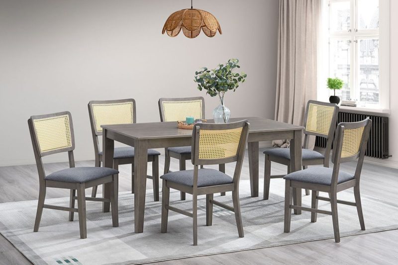 spain dining table + 6 chairs