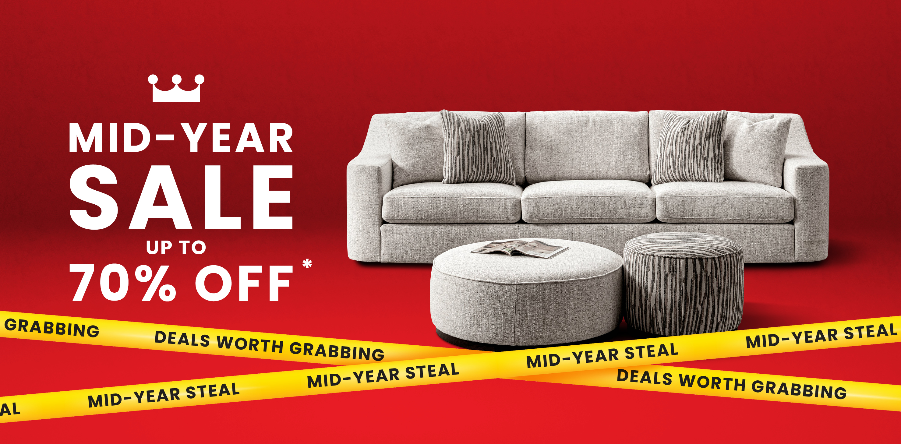 Furniture Palace Mid-year Sale up to 70% off. Come and grab the latest furniture collection