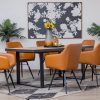 harper dining table + 6 belfast chairs